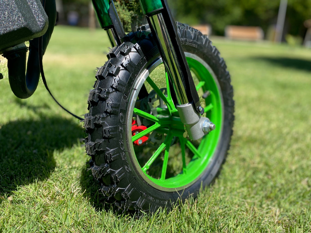 Moto Cross Verde Para Niños 5 a 11 Años - 49cc 2Tiempos