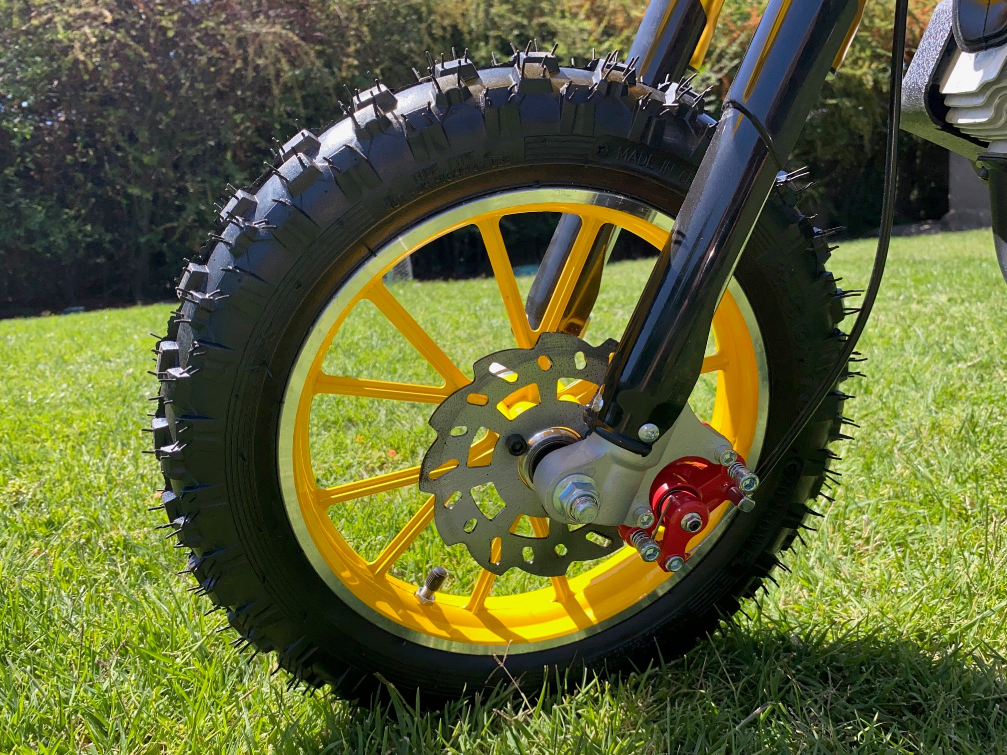 Moto Cross Amarilla Para Niños 5 a 11 Años - 49cc 2 Tiempos