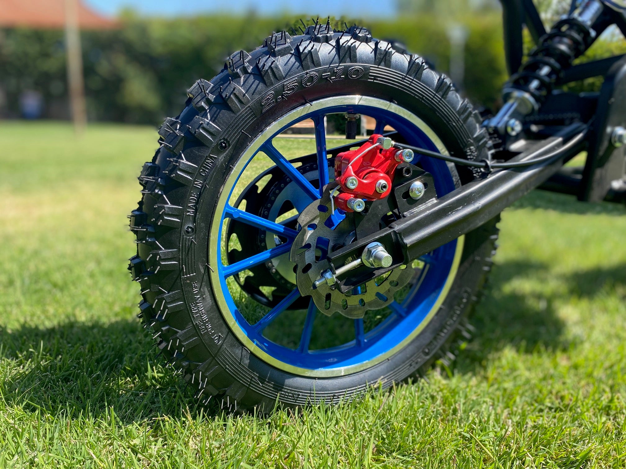 Moto Cross Azul Para Niños 5 a 11 Años - 49cc 2Tiempos