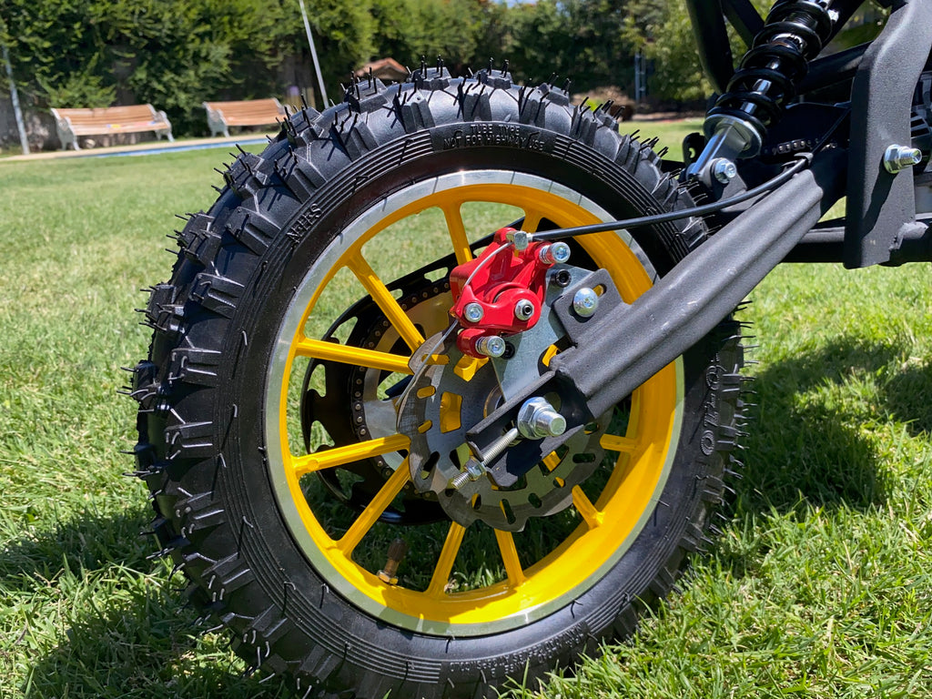 Moto Cross Amarilla Para Niños 5 a 11 Años - 49cc 2 Tiempos