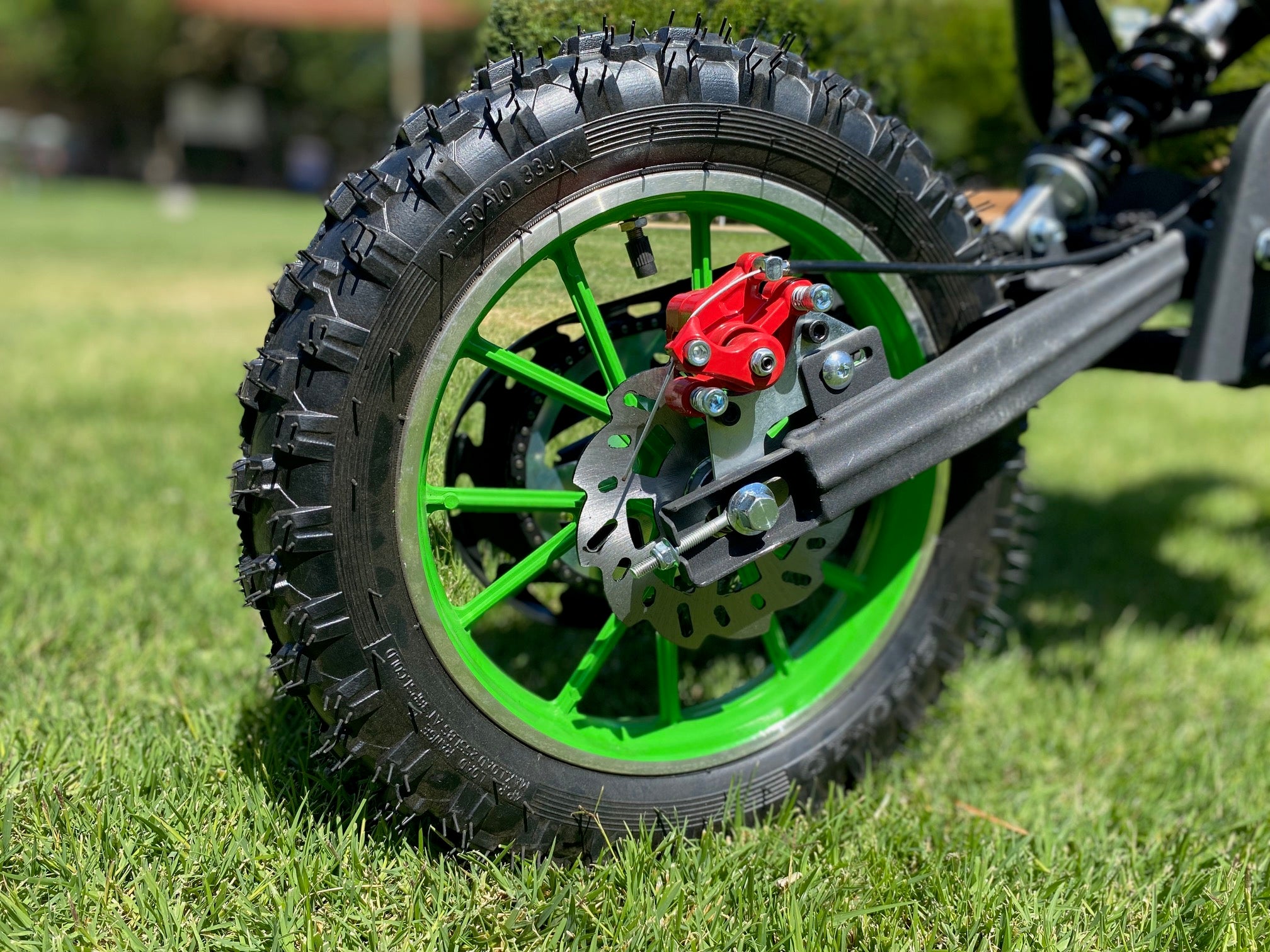 Moto Cross Verde Para Niños 5 a 11 Años - 49cc 2Tiempos