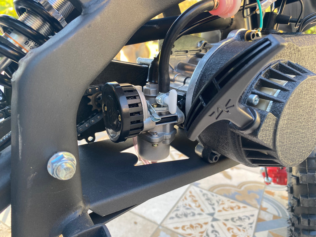 Moto Cross Negra Para Niños 5 a 11 Años - 49cc 2Tiempos