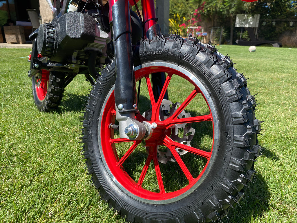 Moto Cross Roja Para Niños 5 a 11 Años - 49cc 2Tiempos