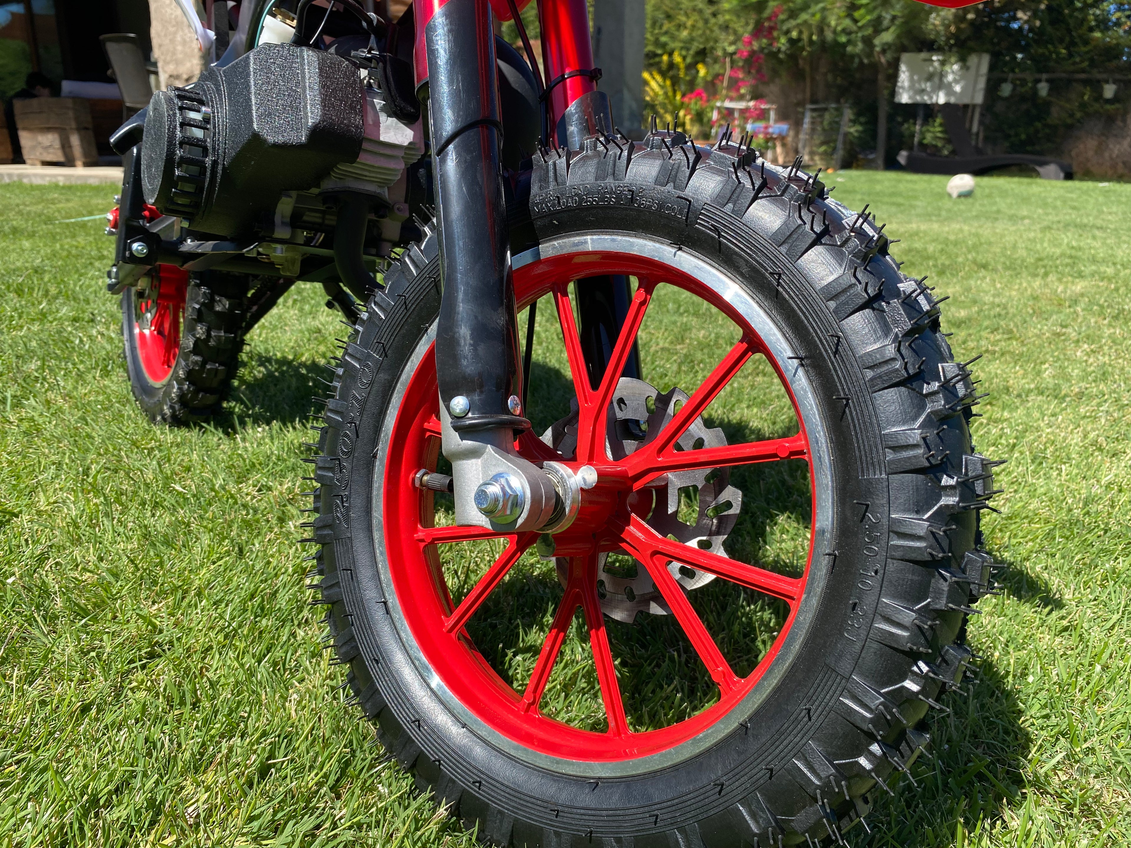 Moto Cross Roja Para Niños 5 a 11 Años - 49cc 2Tiempos